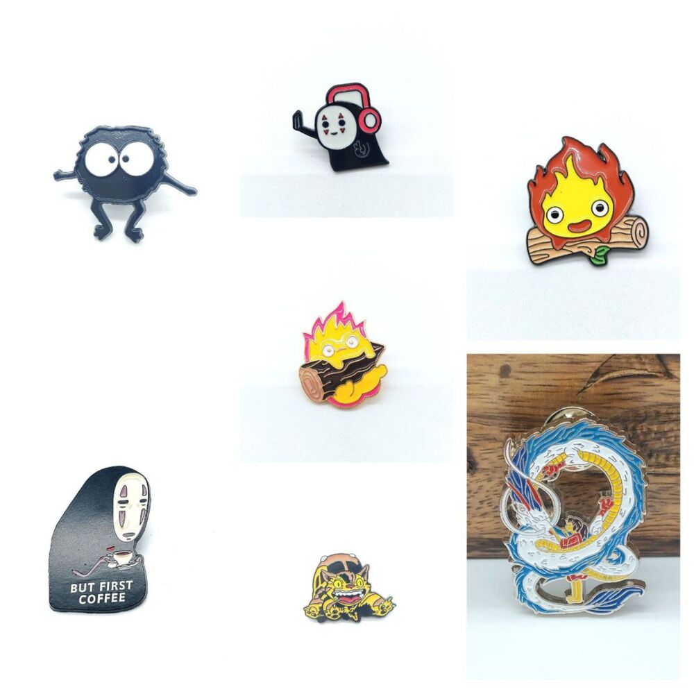 Anime Pin Lot! Studio Ghibli Favorites Spirited Away